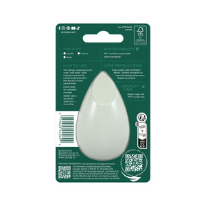 ECOTOOLS blurring blender sponge retail package showing teardrop sponge front