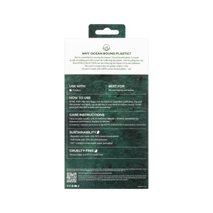 Sea Gems Pearl Puff + Case box back showing printed product information panel