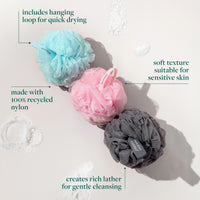 Orange Lathering Bath Sponge