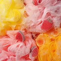 Orange Lathering Bath Sponge