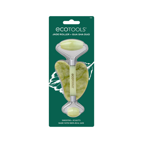 ECOTOOLS boxed jade roller and gua sha duo set