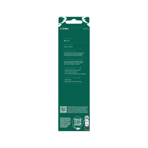 EcoTools full powder brush packaging box, back side
