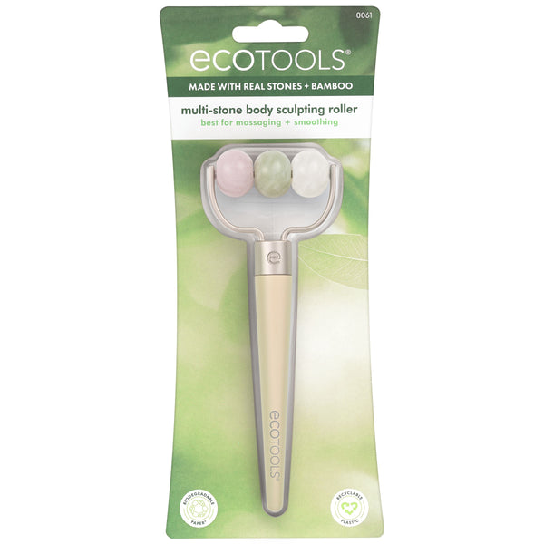 ECOTOOLS multi-stone body sculpting roller package with three pastel stones