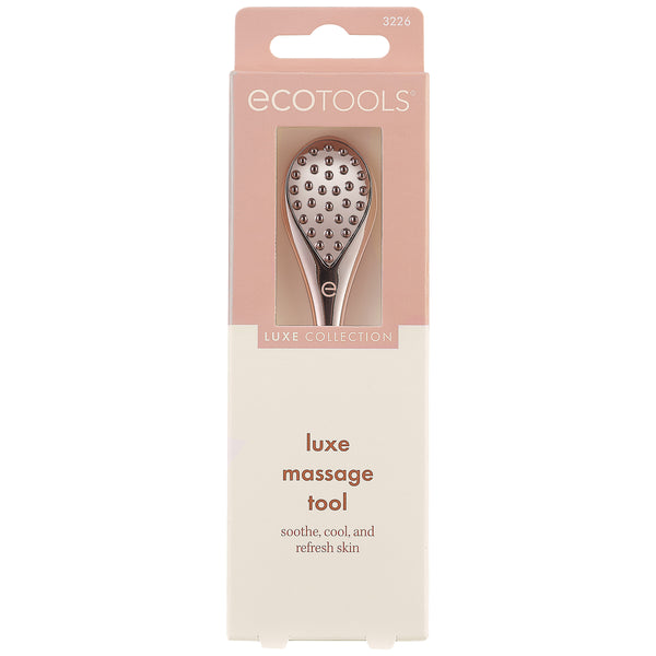 ecotools Luxe collection massage tool package with clear window